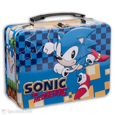 sonic the hedgehog metal lunch box|sonic boom lunch box.